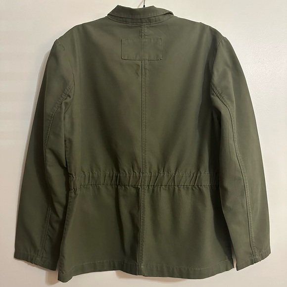 Kensie Jeans Olive Drab Utility Jacket, Size L - Picture 4 of 8